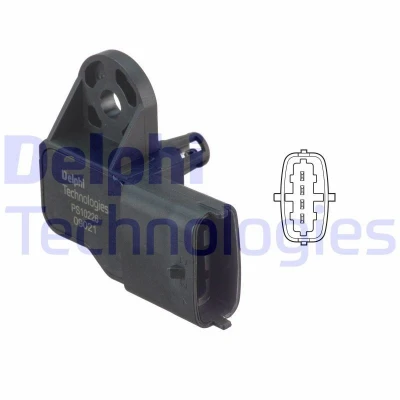 Imagen de Sensor, presión colector de admisión DELPHI PS10226