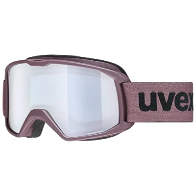 Imagen de uvex elemnt FM, gafas de esquí unisex, campo visual ampliado antivaho, ventilación sin corrientes aire, antique rose matt/silver blue, one size