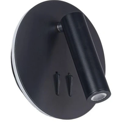 Imagen de Maytoni los 176 aplique LED 3.000K redondo negro
