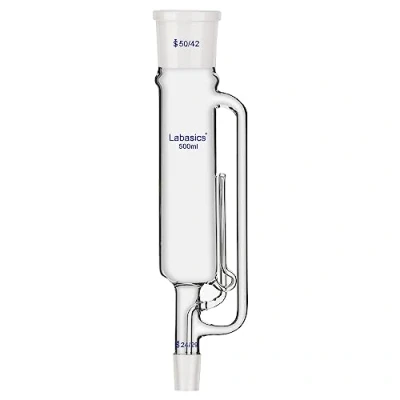 Imagen de Labaiscs Aparato de Extracción Tipo Soxhlet (500 ml), Extractor Vidrio Borosilicato con Junta Superior 50/42 e Inferior 24/29 Vidrio, Unidad única