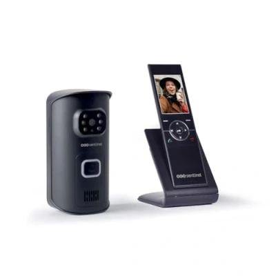 Imagen de SCS Sentinel PVS0010 Videófono inalámbrico video Intercom Portable Combinado con un rango de 150 m Autonomía 10 H Puerta Airvisio