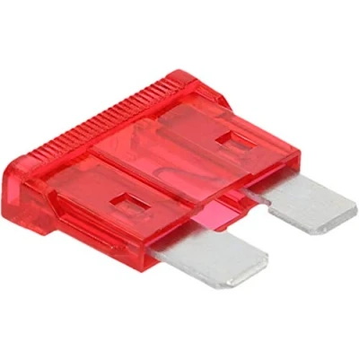 Imagen de cartrend 10474 Juego de fusibles Planos (5 Unidades, 10 A), Color Rojo