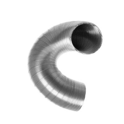 Imagen de Ø 100mm Conducto de Aire Flexible para Campana Extractora, Acondicionado, Extractor, Secadora Manguera Escape Semirrígida 1.5m Conductos Ventilación Aluminio