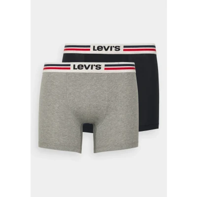 Imagen de Levi&#039;s MEN Placed LOGO 2PACK Culotte, Hombre, Talla: Small, Middle grey melange