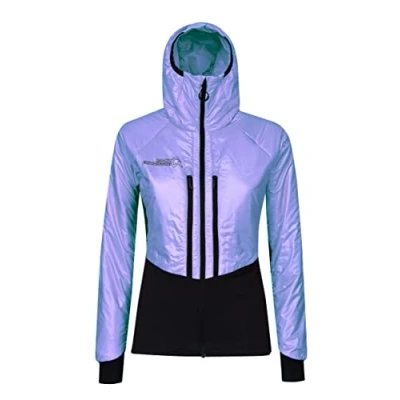 Imagen de Rock Experience REWJ06061 WISEMAN HYBRID Jacket Women&#039;s 2268 BABY LAVENDER+0208 CAVIAR XL