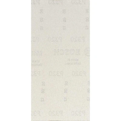 Imagen de Bosch Professional 10 x Mallas de lija Expert M480, para Madera dura, Pintura sobre madera, 93 186 mm, Grano 320, Accesorios Lijadora orbital