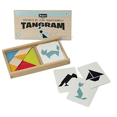 Imagen de Jeujura Juego De Tangram Madera Caja