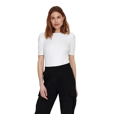 Imagen de ONLY Onllive LOVE Camiseta básica, Mujer, Talla: Large, White