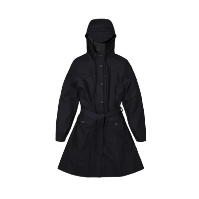 Imagen de Rains Curve Jacket Parka, Mujer, Talla: XS, Black