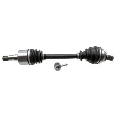 Imagen de FEBI BILSTEIN 180786 Árbol de transmisión Eje delantero, izquierda con tornillo VOLVO: V50, C30, S40 II, FORD: Focus 2, 2 Limousine, C Max