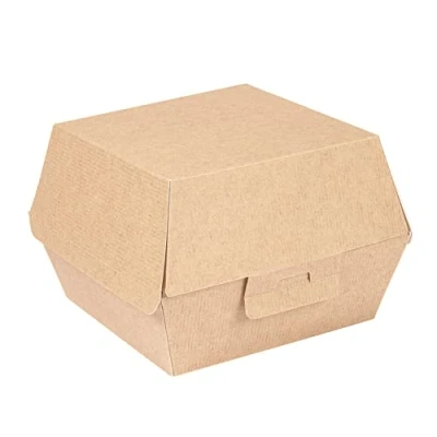Imagen de García de Pou 50 unidades Conchas Hamburguesa &#039;Thepack&#039; 220 G/M2 14,4X13,6X9,2 Cm (L+) Natural Cartón Ondulado Nano Micro