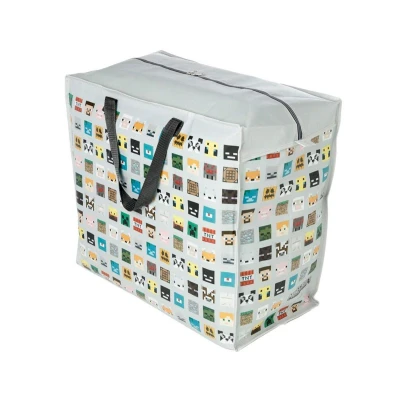 Imagen de Bolsa para la colada y portaobjetos Caras Minecraft