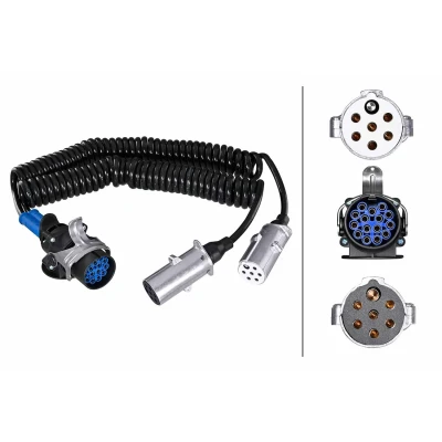 Imagen de Cable adaptador, tomacorriente remolque HELLA 8JA 005 952 041