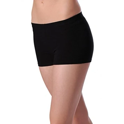 Imagen de Roh Valley CTHIP Cotton/Lycra Hipster Style Shorts, Pantalones cortos para Mujer, Negro, 7 8 años (Manufacturer Size: 1B)