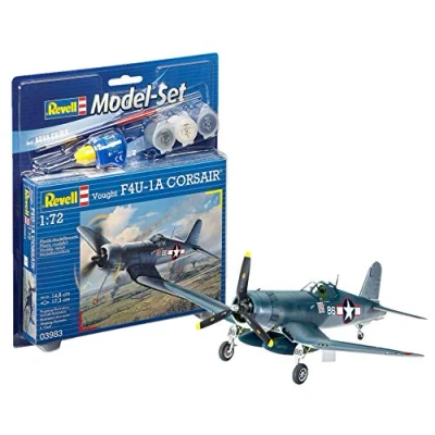 Imagen de Revell Vought F4U 1D Corsair im Maßstab 1:72 Kit Modelo, Multicolor, Mittel (63983)