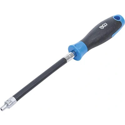 Imagen de BGS 70020 Destornillador flexible con mango redondo Perfil en E E4 longitud de la hoja 150 mm
