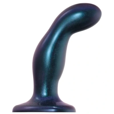 Imagen de Strap On Me Dildo Plug Snaky Metallic Black