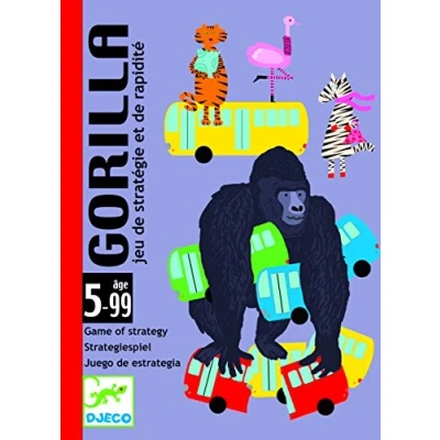 Imagen de DJECO Juegos de Cartas Gorilla, Multicolor (DJ05123)
