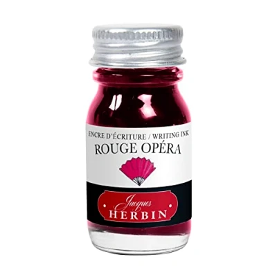 Imagen de J. Herbin (1 botella de tinta 10 ml para pluma estilográfica (), color rojo oscuro