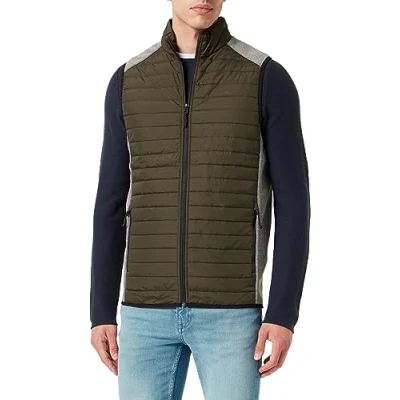 Imagen de Jack &amp; Jones Multi Bodywarmer Collar NOOS Chaleco, Hombre, Talla: Medium, Rosin