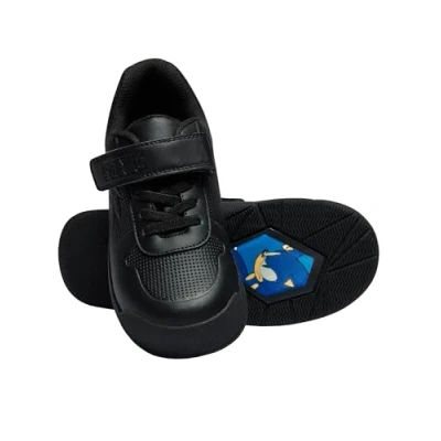 Imagen de Sonic THE HEDGEHOG Zapatillas Zapatos Escolares Niño para Niños Negro 35