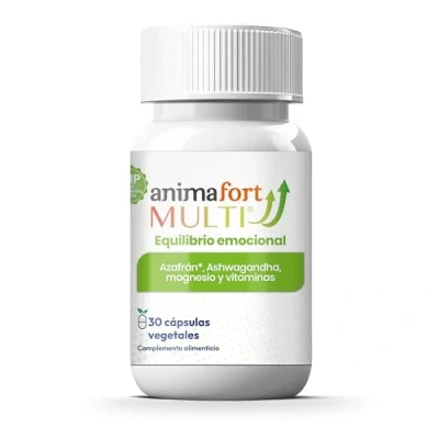Imagen de Ashwagandha KSM 66 + Azafrán Magnesio Vitamina B12 Ansiedad y Estrés Pastillas Naturales para Equilibrio Mental, Estabilidad Emocional Relax 30 Cápsulas AnimaFort Multi®