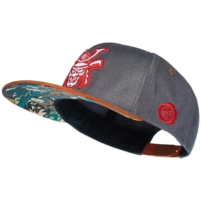 Imagen de Cadency® Gorra Snapback, Samurai, Color Gris, Unisex, Tamaño Ajustable