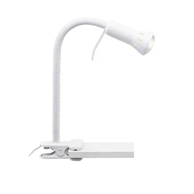 Imagen de BRILLIANT lámpara Flex clamp light blanco 1x R50, E14, 40W, adecuado para lámparas reflectoras (no incluidas) Escala a ++ E Ajustable individualmente con un brazo flexible