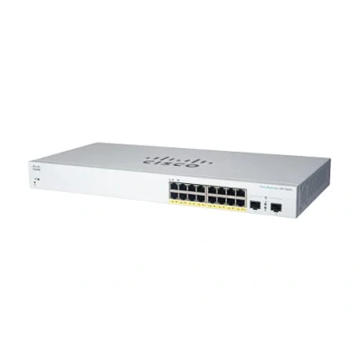 Imagen de Cisco Switch inteligente Business CBS220 16T 2G 16 puertos GE 2 SFP de 1 G 3 años garantía limitada hardware (CBS220 EU)