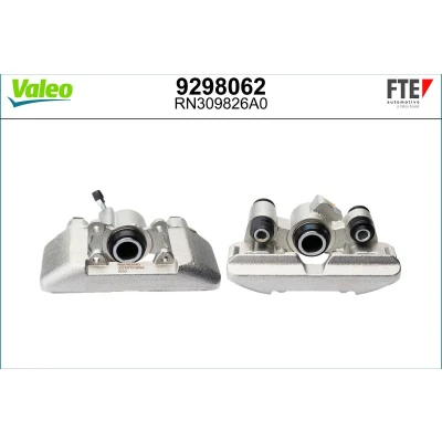 Imagen de FTE 9298062 Pinza de freno gris Hierro fundido Eje trasero izquierda sin soporte TOYOTA: Yaris I Hatchback