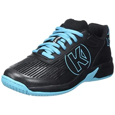 Imagen de Kempa Attack 2.0 Junior, Zapatilla de Balonmano, Negro/Aqua, 28 EU