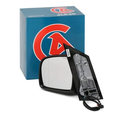 Imagen de Espejo retrovisor Alkar 9225154 izquierda calefactable, asférico para vehíc. con volante a la VOLKSWAGEN: Caddy 3 norauto, oscaro, mister