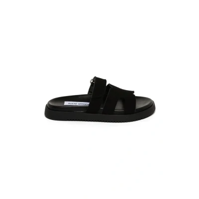 Imagen de Steve Madden Missile Sandalias planas, Mujer, Talla: 40, Black suede Zapatos