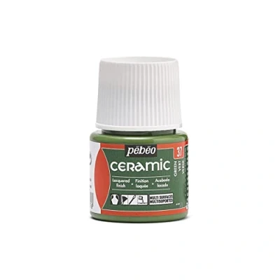 Imagen de Pebeo cerámica Color opaco para terracota, y loza Botella 45 ml, Verde