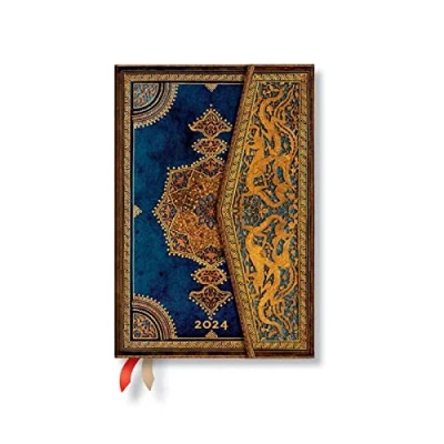 Imagen de Safavid Indigo (Safavid Binding Art) Mini Verso 12 month Dayplanner 2024