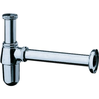 Imagen de Hansgrohe 52053000 Sifón de botella para lavabos estándares, cromo