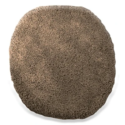 Imagen de Kinzler Alfombrilla para baño, Microfibra, Microfibra poliéster, marrón, 47x50 cm WC Deckelbezug