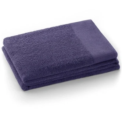 Imagen de AmeliaHome Amari Toalla de Mano (50 x 100 cm, 100% algodón, Absorbente), Color Morado