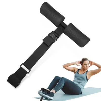Imagen de mizikuu Nordic Hamstring Curl Strap, Sit ups Máquina Sentadillas españolas Correa de Rizo isquiotibiales nórdicos para Nórdico, Trabajar Los Isquios, Abdominales, Sentadilla