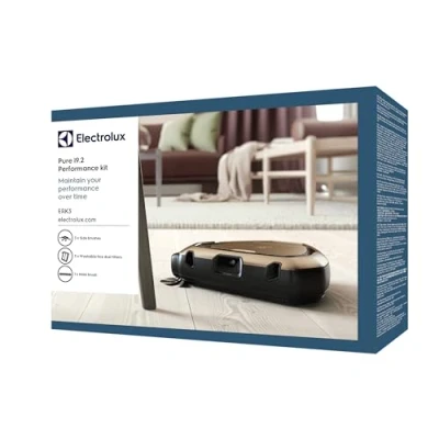 Imagen de Electrolux ERK3 Performance Kit para Robot Aspirador PUREi9.2 (1 Rodillo de Cepillo Suelos Diversos, 3 filtros XXL (atrapan partículas como alérgenos y Polen), cepillos Laterales una