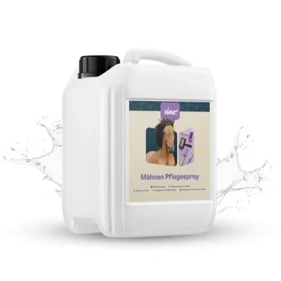 Imagen de nimo® spray de cuidado para crines, caballos y ponis, cola melena, fácil peinar, desenredar, la cola, aporta brillo