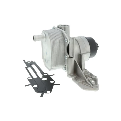 Imagen de VEMO V25 60 0030 1 Radiador de Aceite con alojamiento del filtro aceite, junta FORD: Transit Mk6 Furgón, Bus, Mk5 Furgón