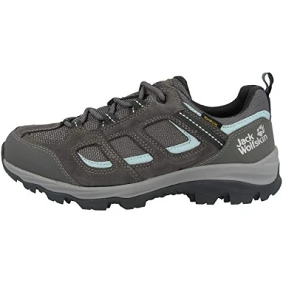 Imagen de Jack Wolfskin Vojo 3 Texapore Low W, Zapatos al Aire Libre Mujer, Tarmac Grey/Light Blue, 42 EU