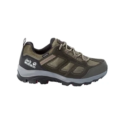 Imagen de Jack Wolfskin Vojo 3 Texapore Low W, Zapatillas de Exterior Mujer, Caqui Burgundy, 40 EU