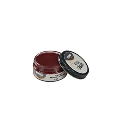 Imagen de TRG The One 409 Crema para calzado y complementos de piel sintética 50 ml, Rojo (Morello Cherry 156)