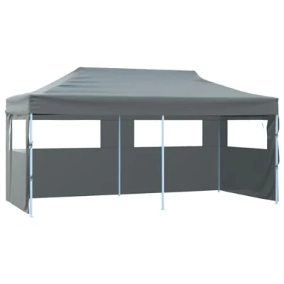 Imagen de vidaXL Carpa Plegable Pop up con Paredes Laterales 3x6 m Antracita Exterior
