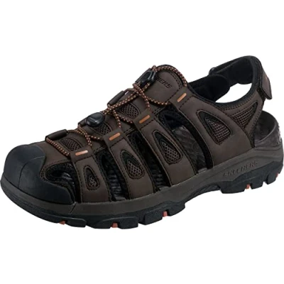 Imagen de Skechers Tresmen Fisher Sandalias de senderismo, Hombre, Talla: 41.5, Chocolate Zapatos