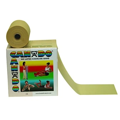 Imagen de Cando Banda elástica para ejercicios, Beige/Muy Ligera, 46 m sin látex