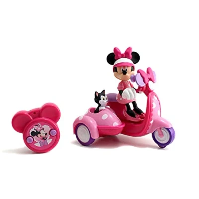 Imagen de Jada Moto Scooter Minnie copn Figuras, Control por Infrarrojos, Color Rosa