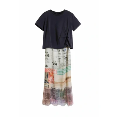 Imagen de Vestido camiseta Desigual Collage